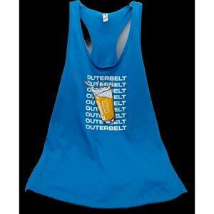 Outerbelt Beer Blue Tank Top Graphic Size XL